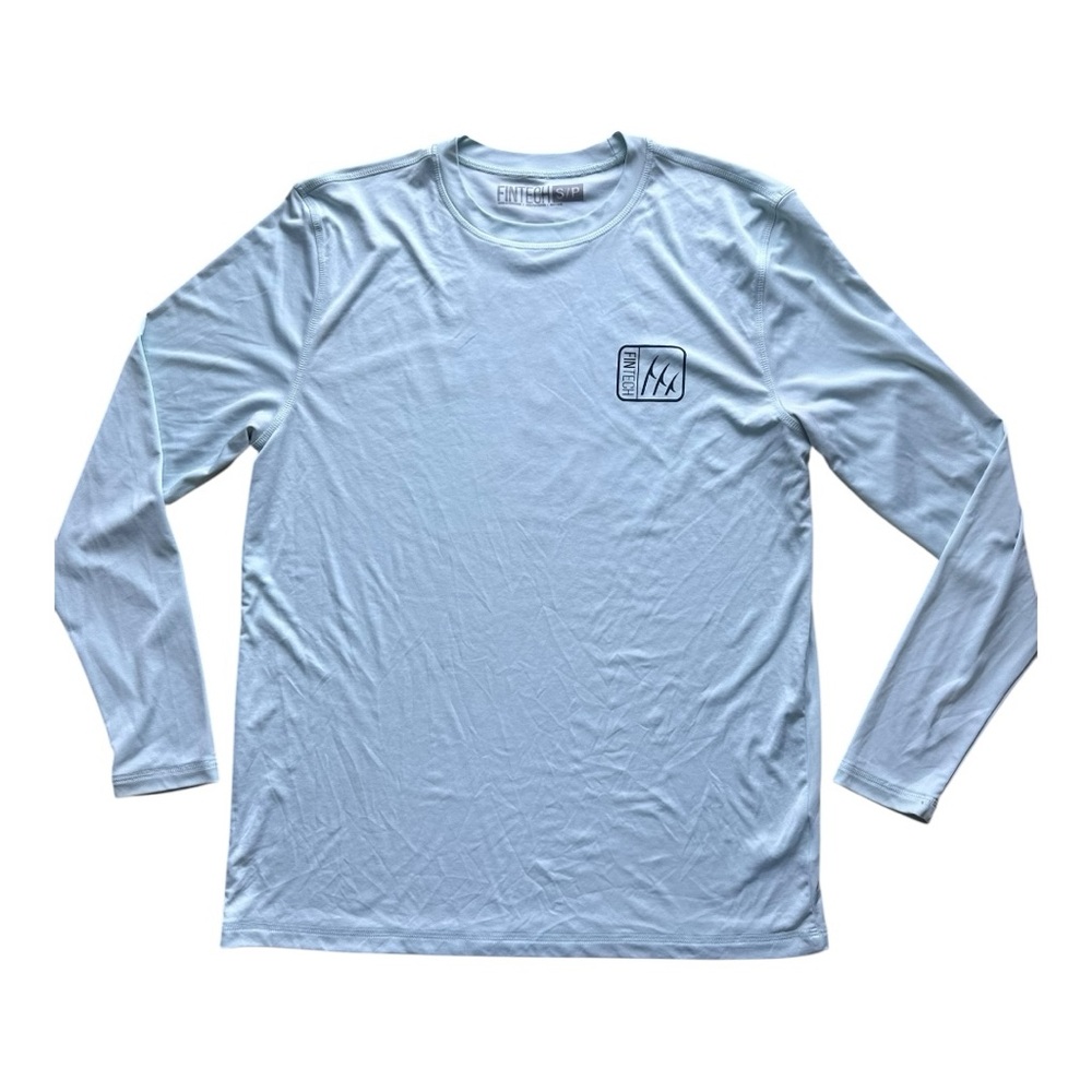 FinTech Men’s Long Sleeve Performance Fishing Shirt – Size Small‎